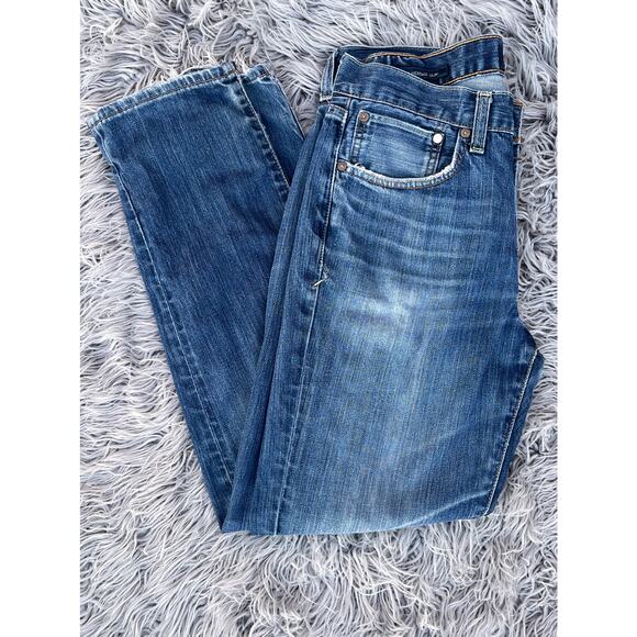 Lucky Brand Denim Jeans 121 Heritage Slim Distressed Medium Wash Men's 30 - Picture 1 of 8